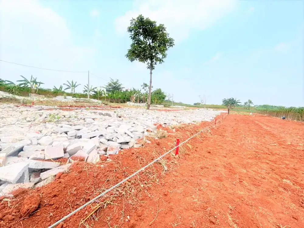 Tanah Dijual Dekat Jalan Raya Parung, 1 Juta-an Permeter