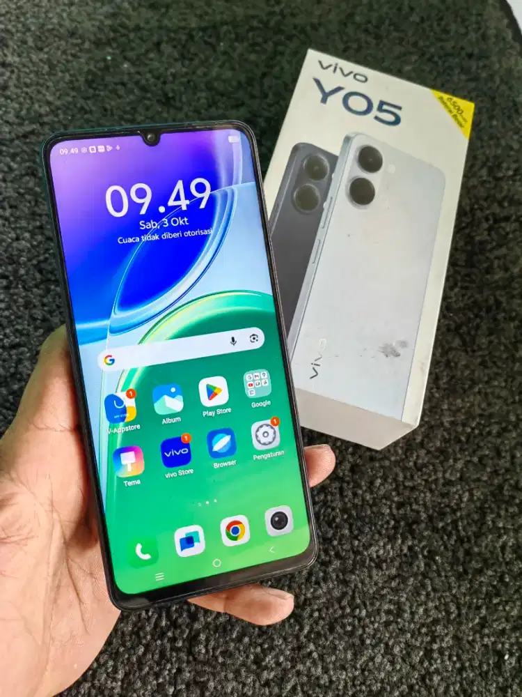 Vivo Y05 ram 4+4/64 mulus fulset no minus
