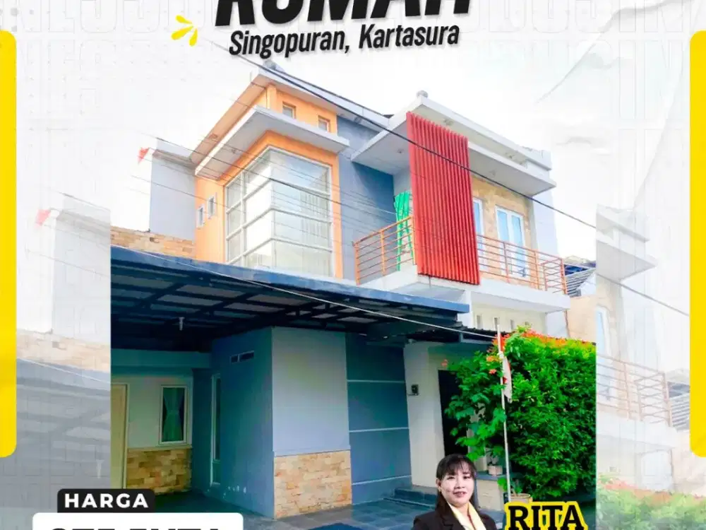 Dijual Rumah Bagus 2 Lantai Singopuran Cluster Dekat Pintu Tol