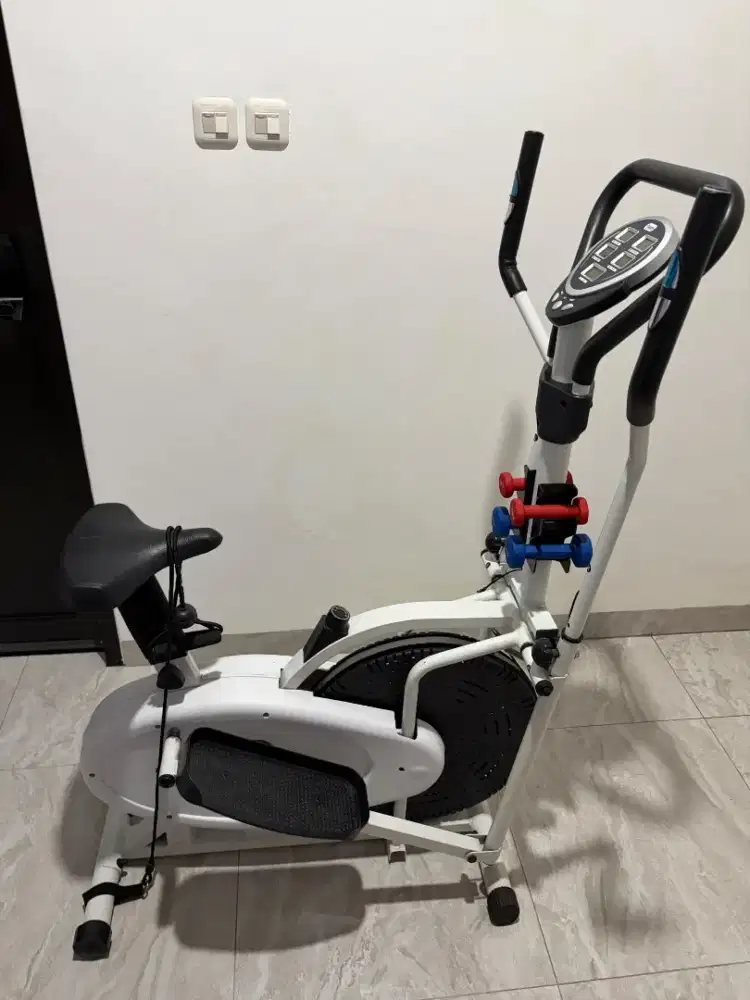 Sepeda Statis / Orbitrack Twen Fan Bike FB7 Multi Fungsi + Barbel
