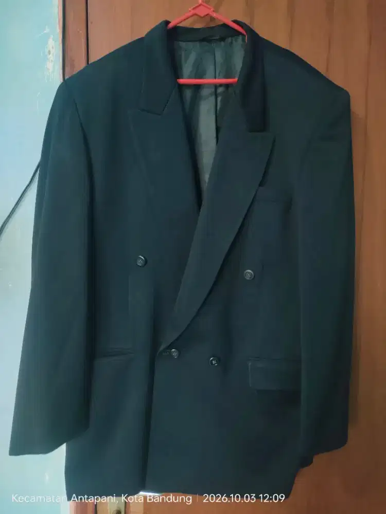 Jas Blazer LAWELL XXL Double Breast Hitam Original - Preloved