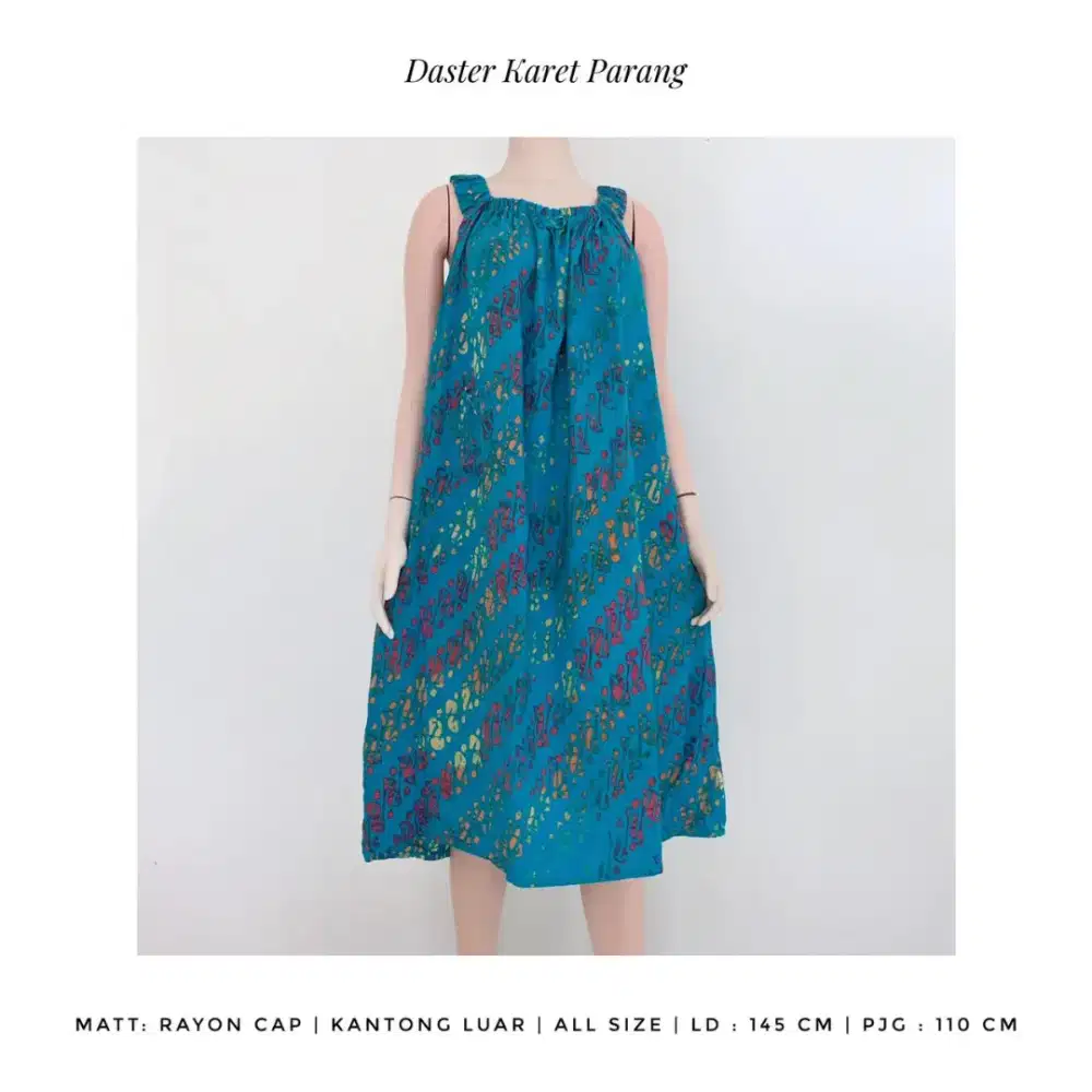 Baju daster ibu batik cap solo