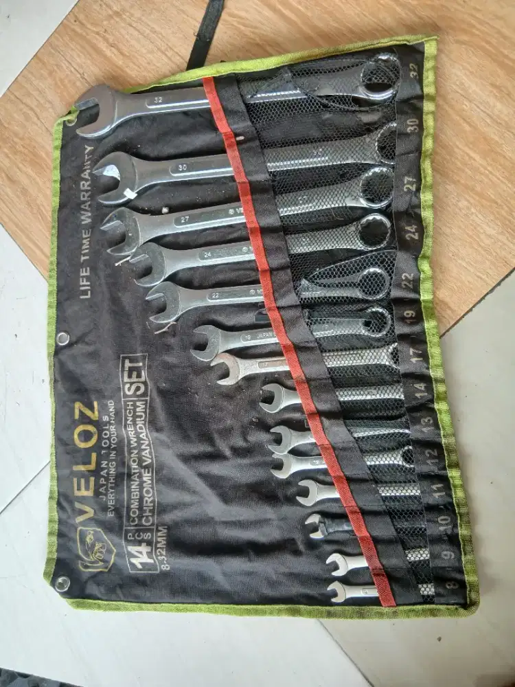 2 Set kunci pas ukuran 8 - 32