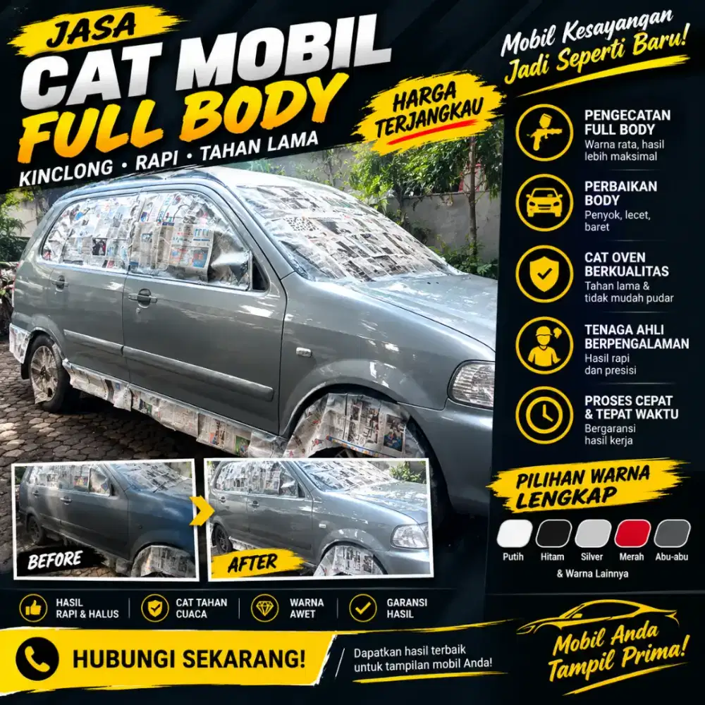 Body Repair Cat dan Ngesol