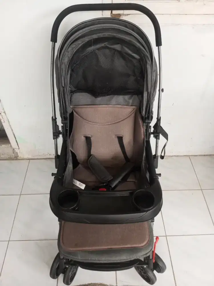 PLIKO STROLLER STREAM 397R grey