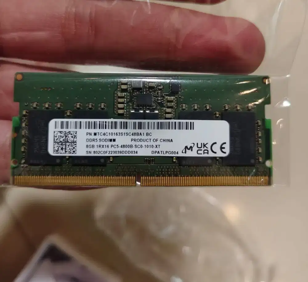 Ram Laptop DDR5 8Gb 4800Mhz SODIMM
