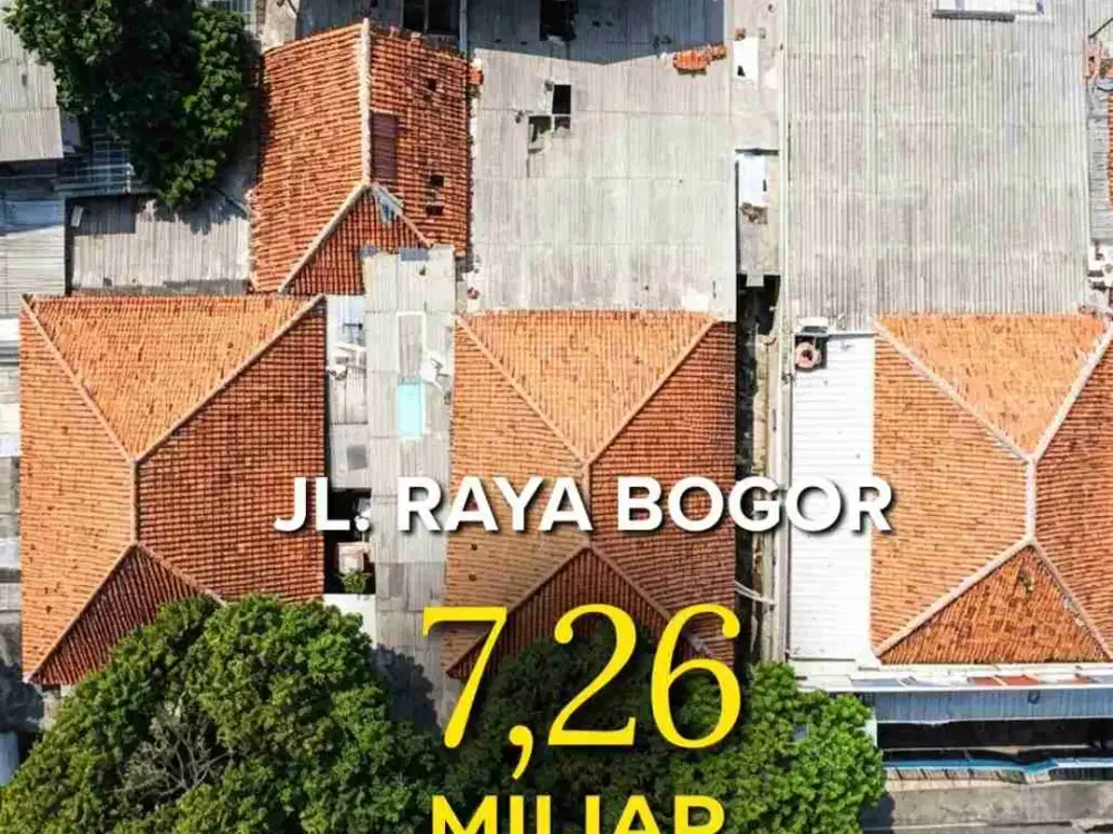 RUMAH DIJUAL PINGGIR JALAN RAYA PASAR REBO