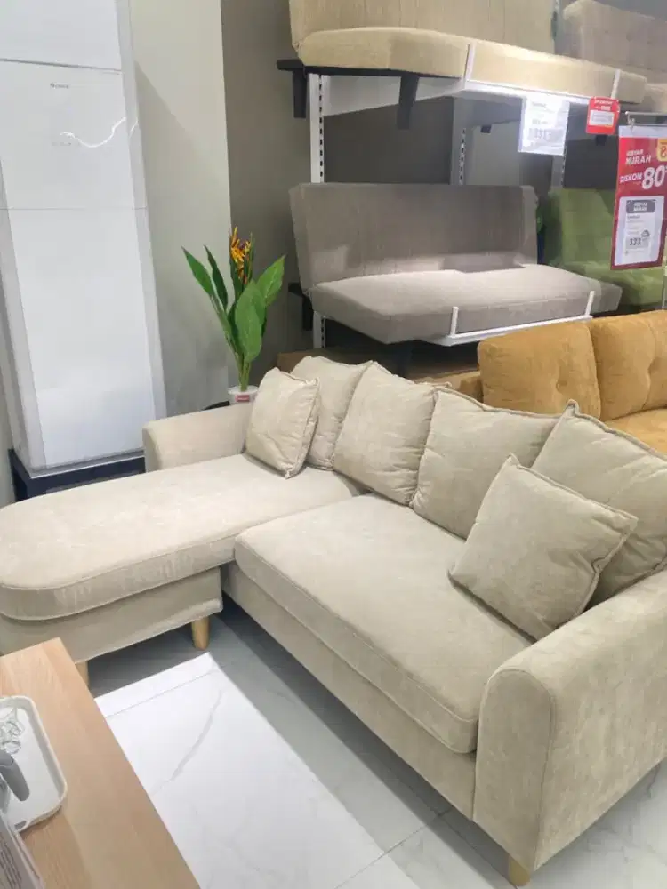 Jual murah sofa L / sofa tamu Cilegon