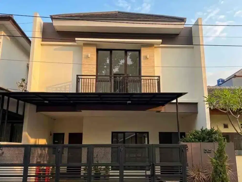 Rumah Modern Depan Taman Di Graha Bintaro
