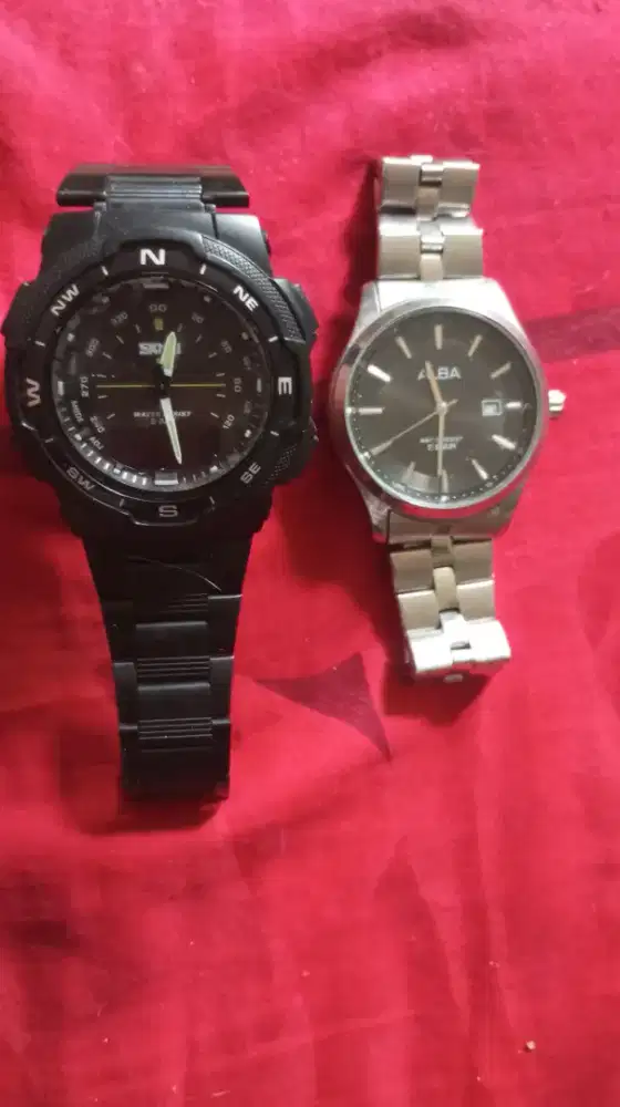 Jam tangan SKMEI dan ALBA