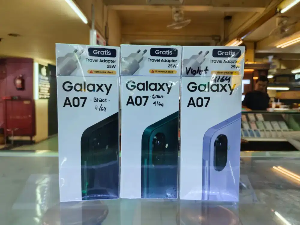 PROMO SAMSUNG GALAXY A07 4/64, 4/128, 6/128, 8/256 NEW GARANSI RESMI