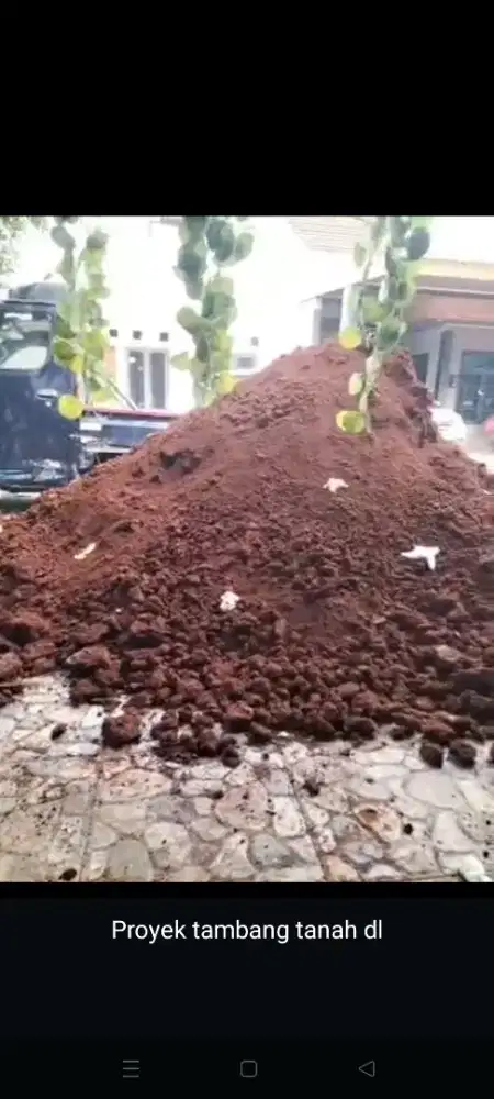 Tanah urug masih seger