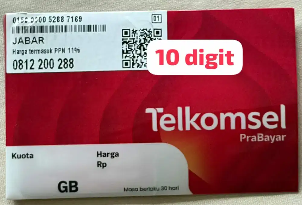 260GB nomor cantik 260gb