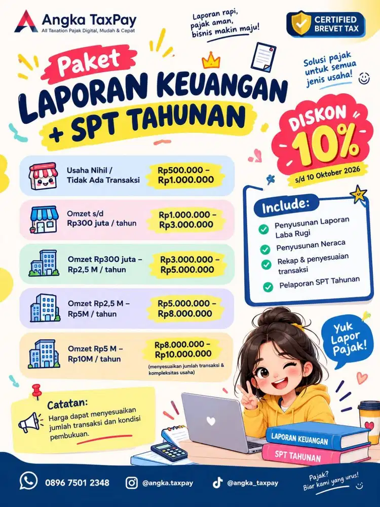 Laporan keuangan & SPT Tahunan