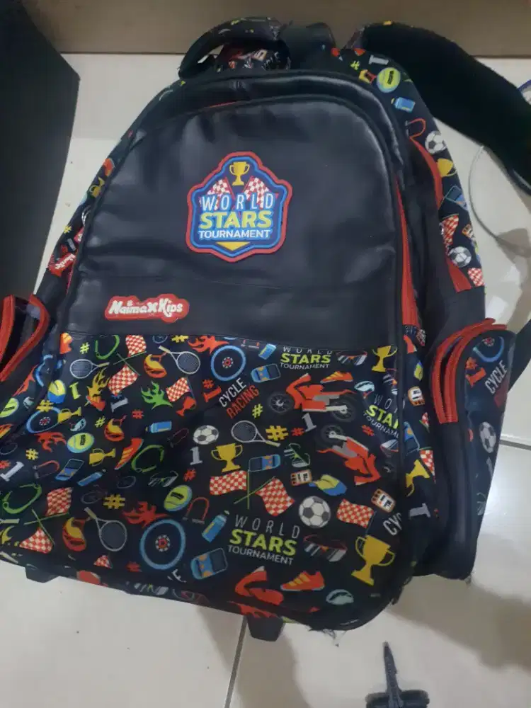Tas troli sekolah anak muat banyak