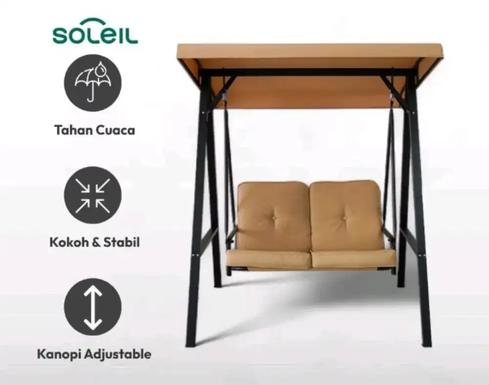 Soleil deluxe ayunan 2 tempat duduk