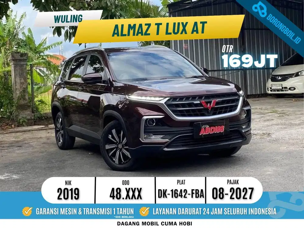 WULING ALMAZ T LUX 5 SEATER 2019