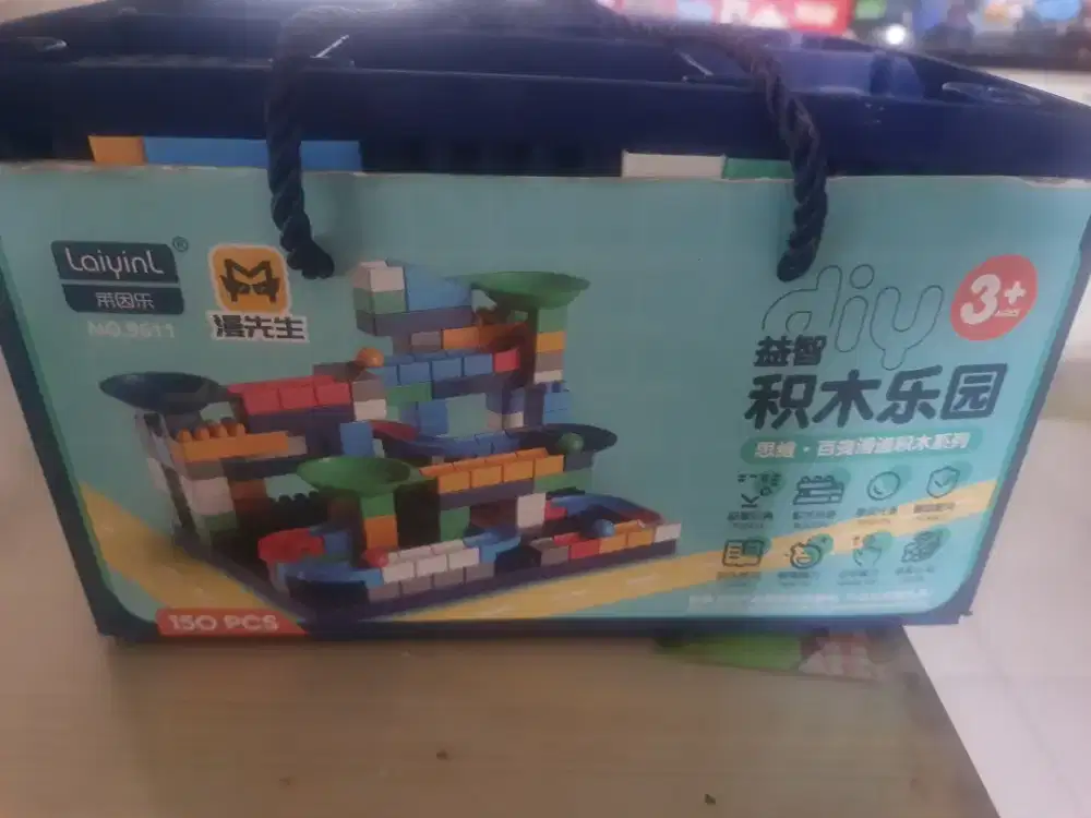 Preloved mainan susun lego anak