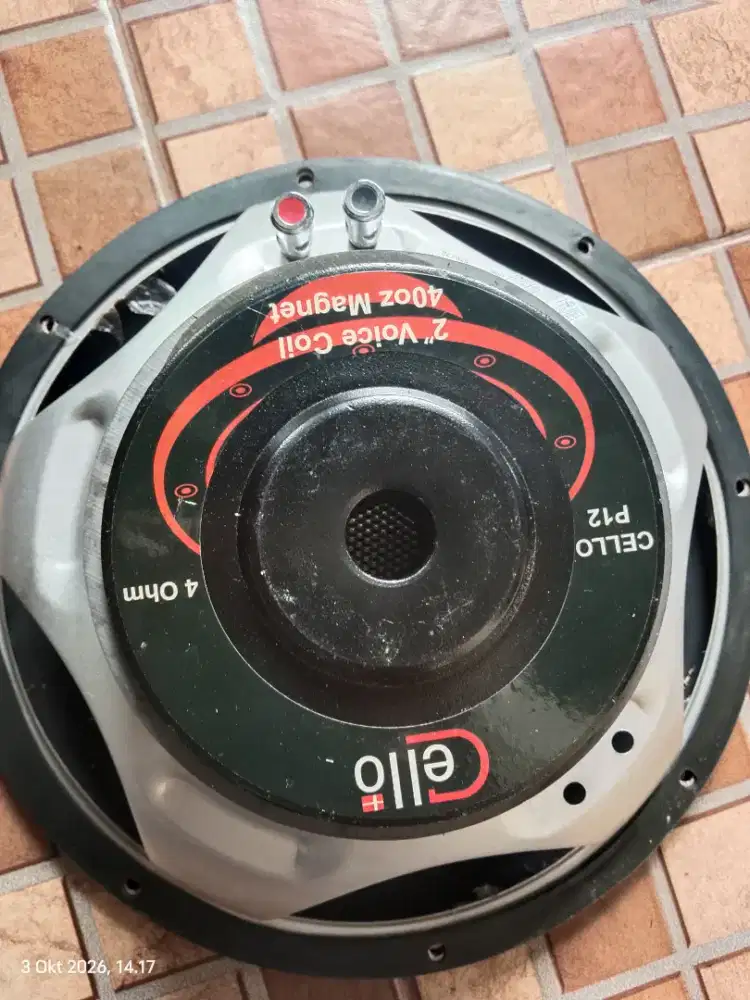 Dijual speker subwoofer cello 12in