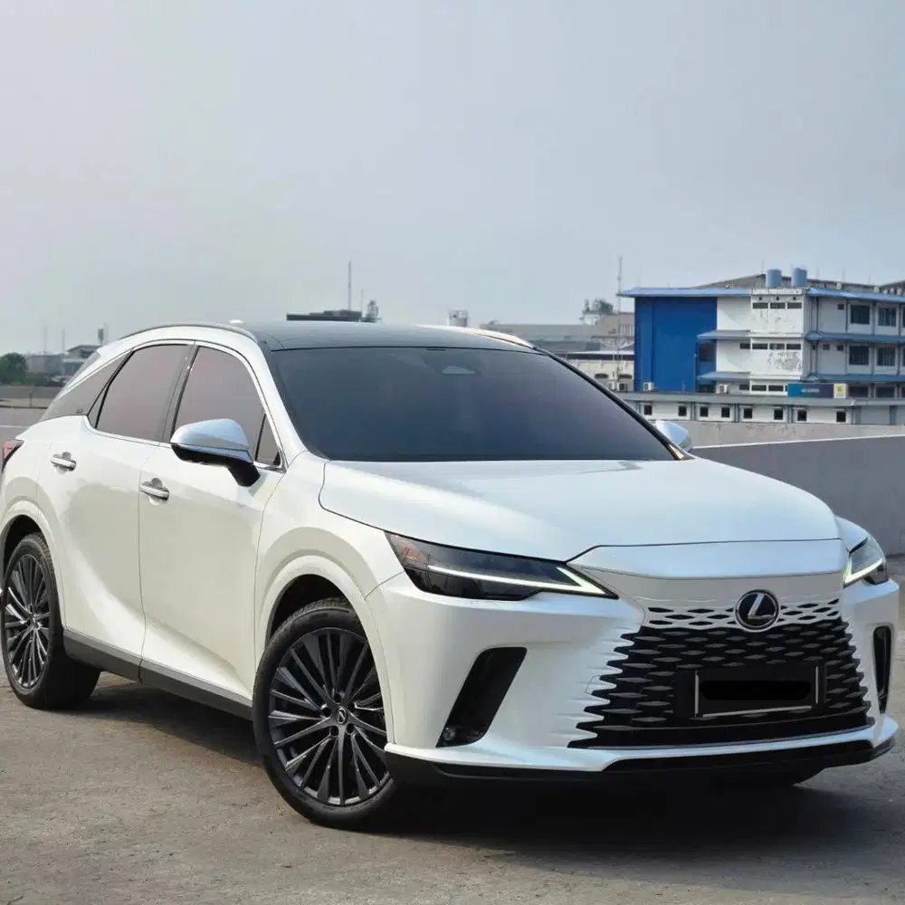 LEXUS RX350 Hybrid 2023 Sonic White on BBrown.KM 25 rb RECORD RX 350