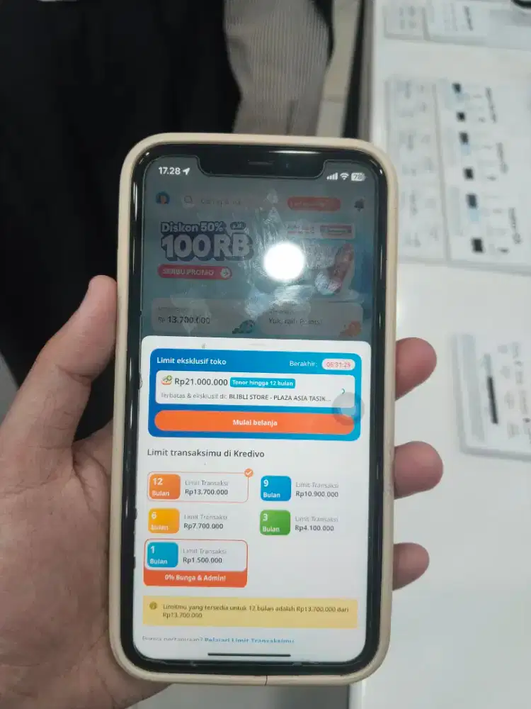 CICILAN INFINIX TRIPLE ZERO