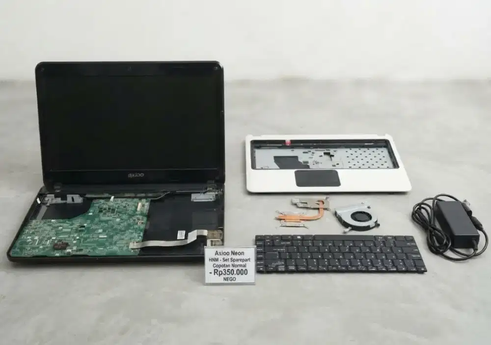 Paket Set Sparepart / Kanibalan Laptop Axioo Neon HNM Normal Original