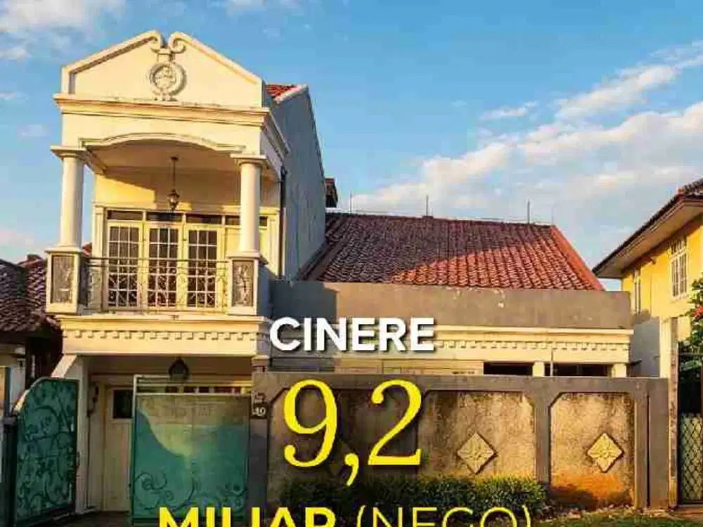 RUMAH LUAS HARGA NJOP DI CINERE JAKARTA