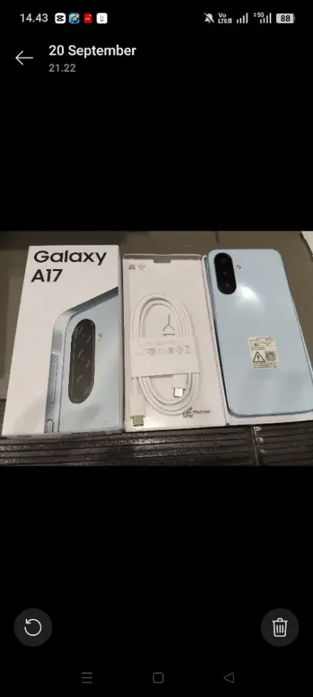 New promo Samsung galaxy A17 Bs cash dan cicilan ringan