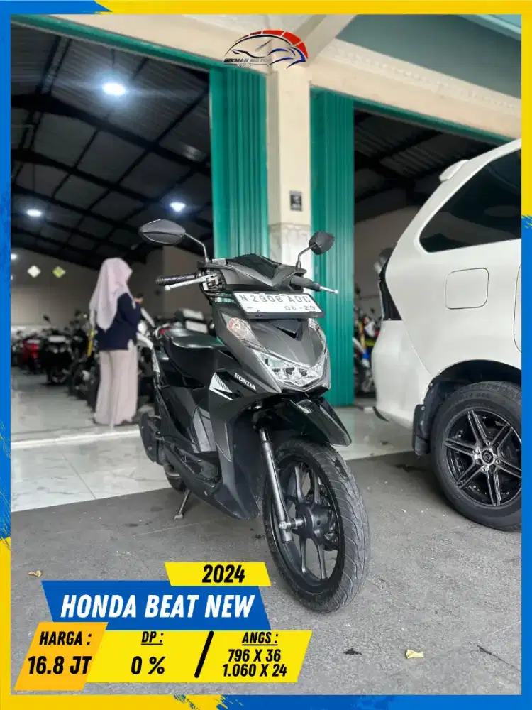 HONDA BEAT NEW 2024 NDANG PANTAU BOLOH HIKMAH MOTOR KEPUH MALANG
