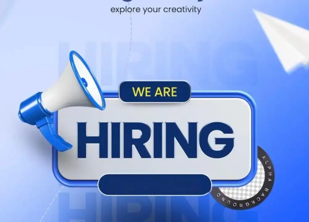 Lowongan kerja kasir / sales