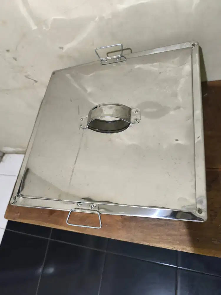 Dandang odeng sekat , isi 3 loyang + sarang kukusan + 1 capit
