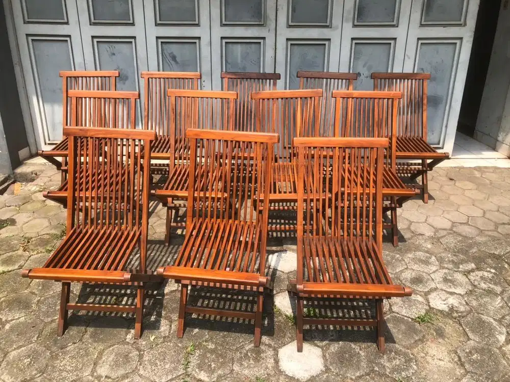 Kursi lipat jati, ex resto