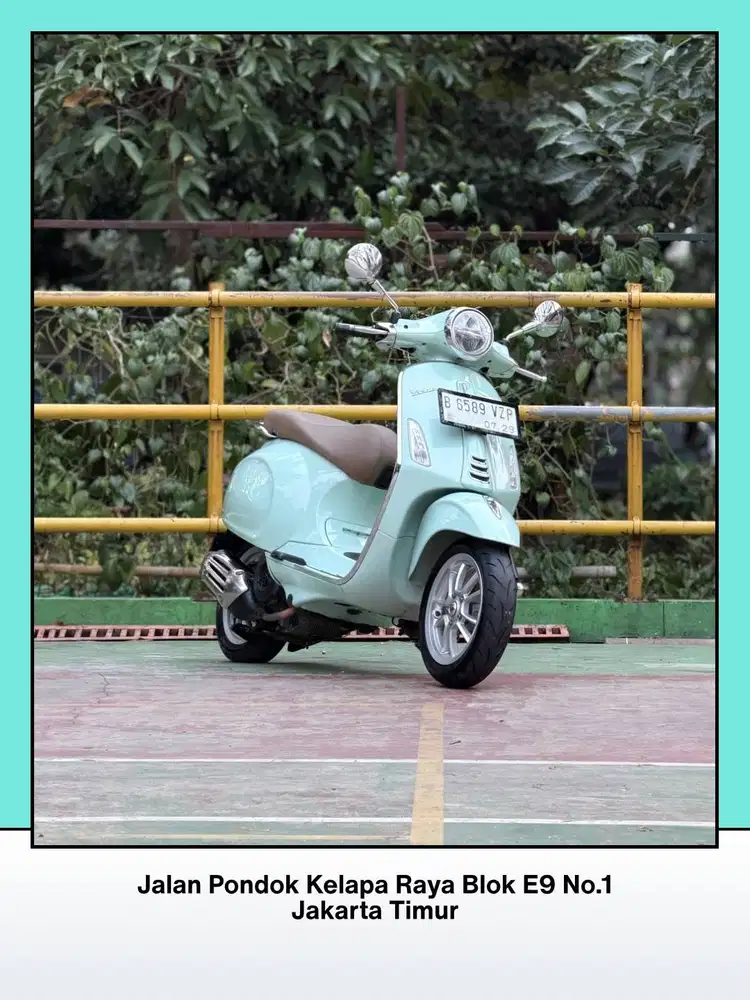 TERMURAH PIAGGIO VESPA PRIMAVERA 150 IGET ABS LED TAHUN 2020 GREEN