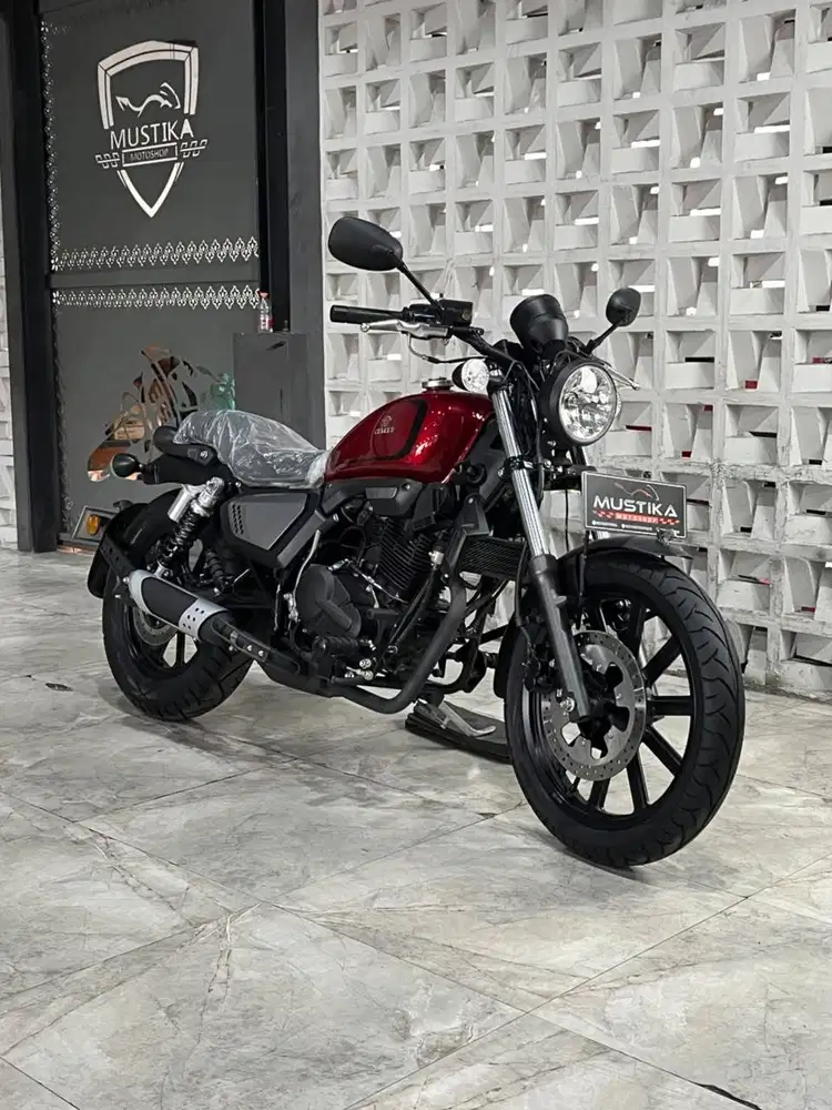 CRUISER RETRO 200CC! BENELLI MOTOBI 200 EVO 2022 KM 400 perak