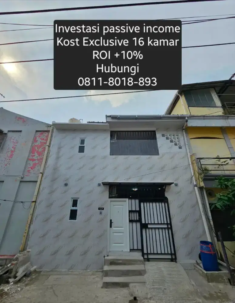 [INVESTASI KOS Exclusive] Dijual Kos Putri 16 Kamar ROI +10% Jababeka