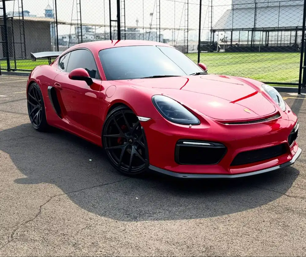 PORSCHE CAYMAN S GT4 Looks 2013 Red on Black. ISTIMEWA MULUS TERAWAT