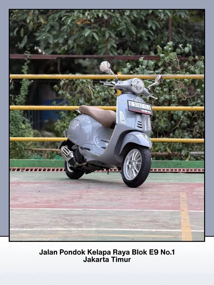 TERMURAH PIAGGIO VESPA PRIMAVERA 150 IGET ABS TAHUN 2022 GREY MATERIA