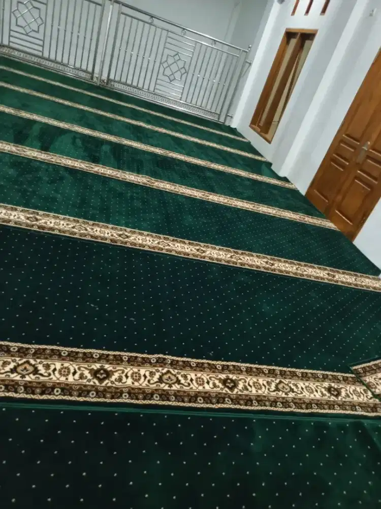 Karpet Masjid Tipe Super Hijau Bintik