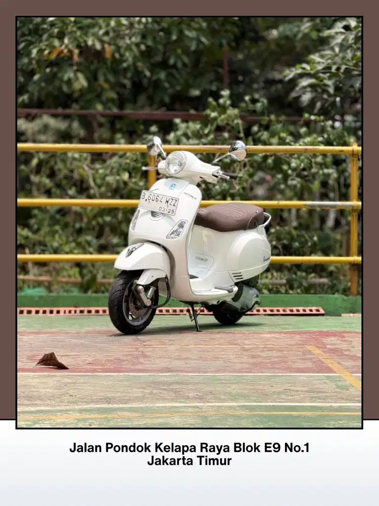 TERMURAH PIAGGIO VESPA LX150 3V IE TAHUN 2013 WARNA WHITE INNOCENZA