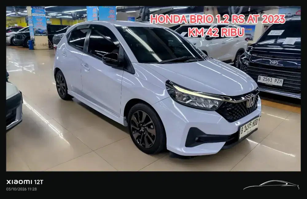 HONDA BRIO 1.2 RS AT 2023 KONDISI ISTIMEWA