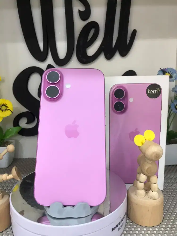 Iphone 16 128 gb pink resmi ibox garansi on