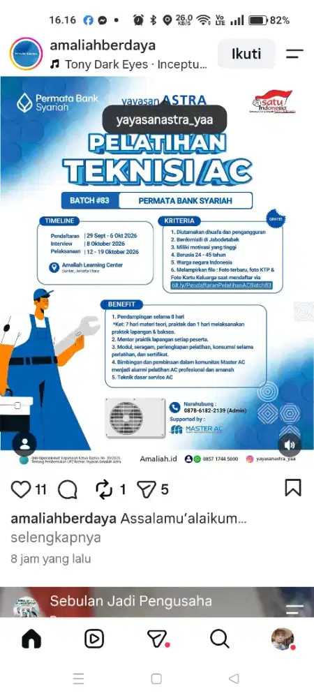Service AC kulkas dan mesin cuci