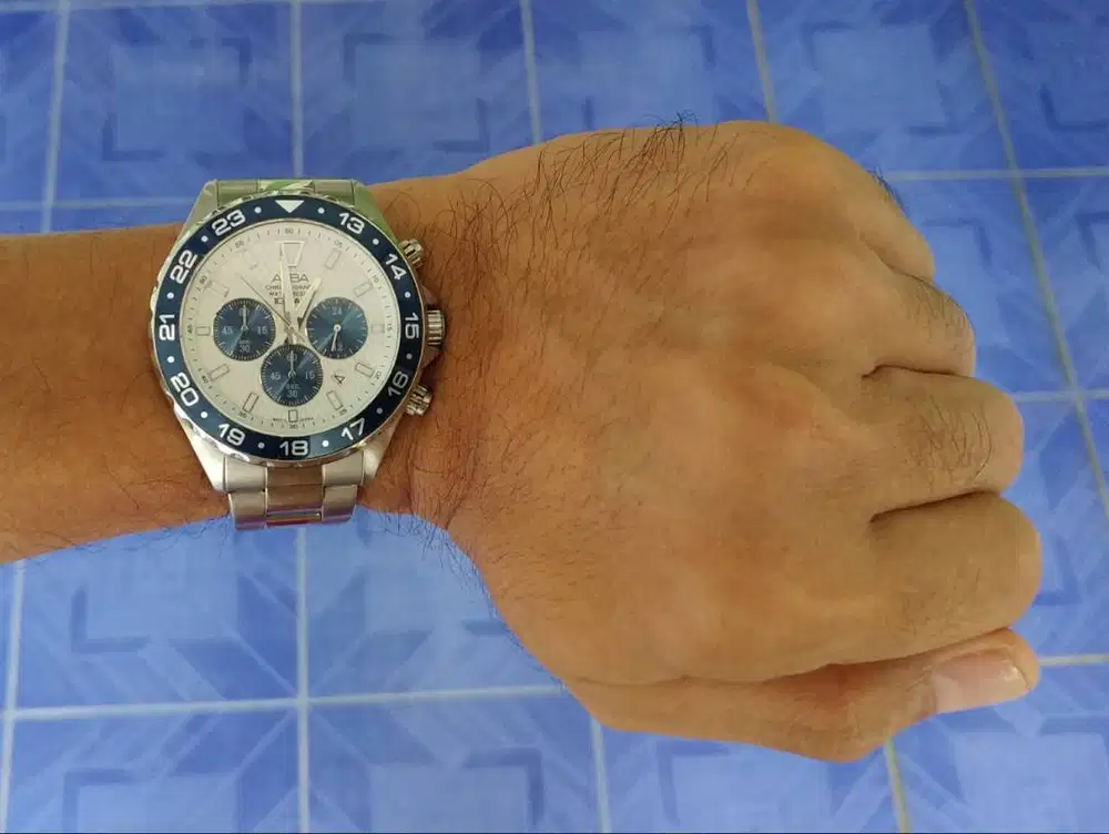 Alba AT 3909 Chronograph (PANDA BLUE)
