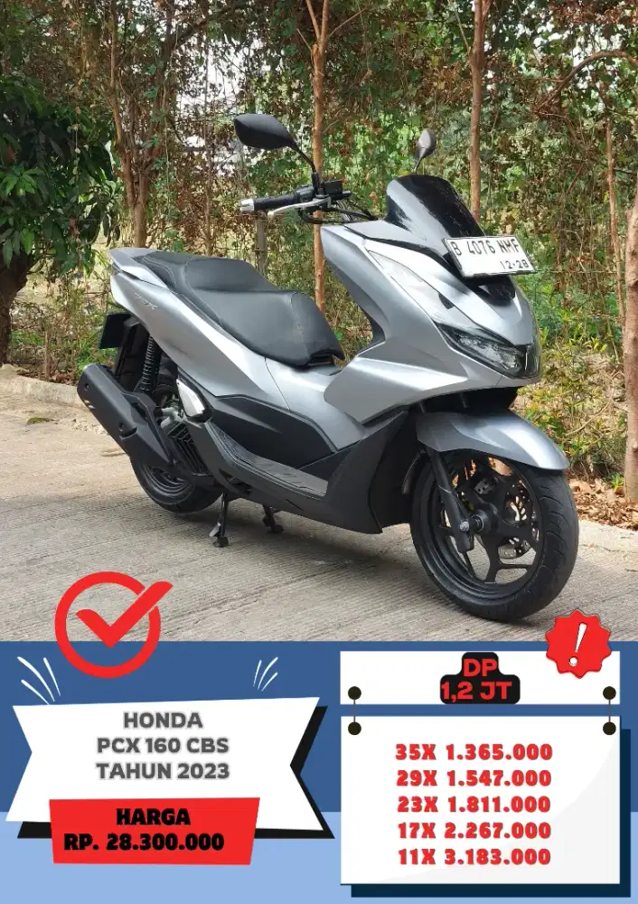 Honda PCX 160 CBS Tahun 2023 Gres Siap Pakai