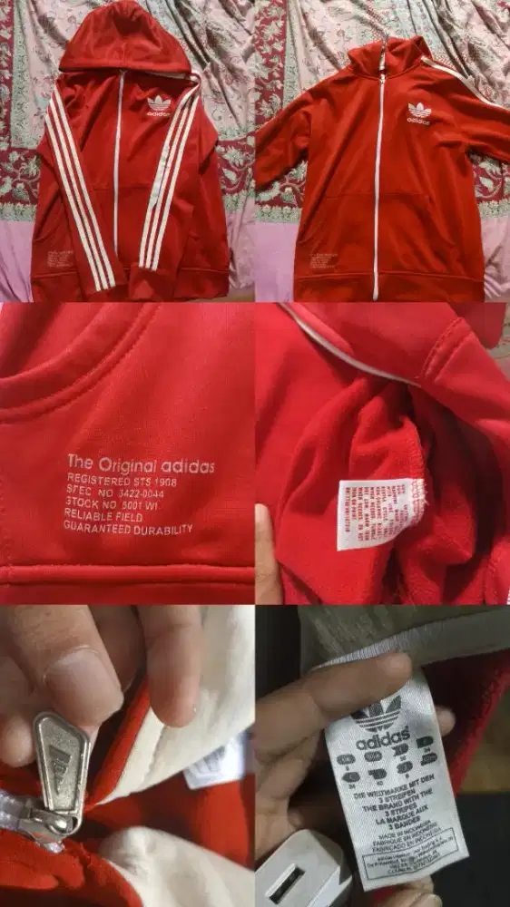 Adidas jakcet red