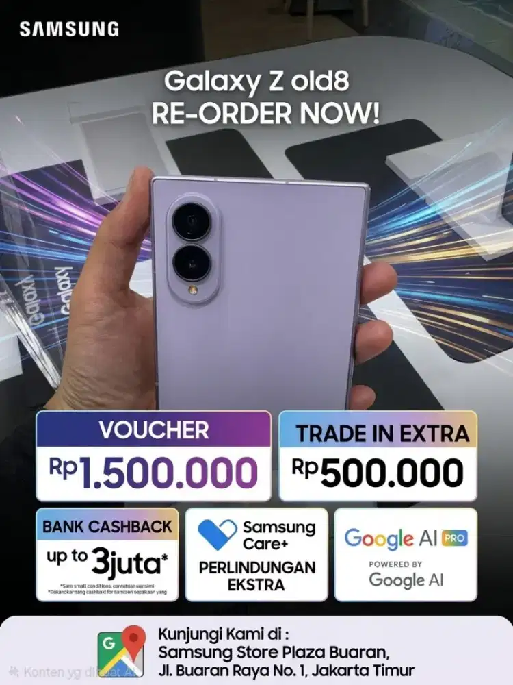 Z fold 8 cicilan 1jutaan aja perbulan