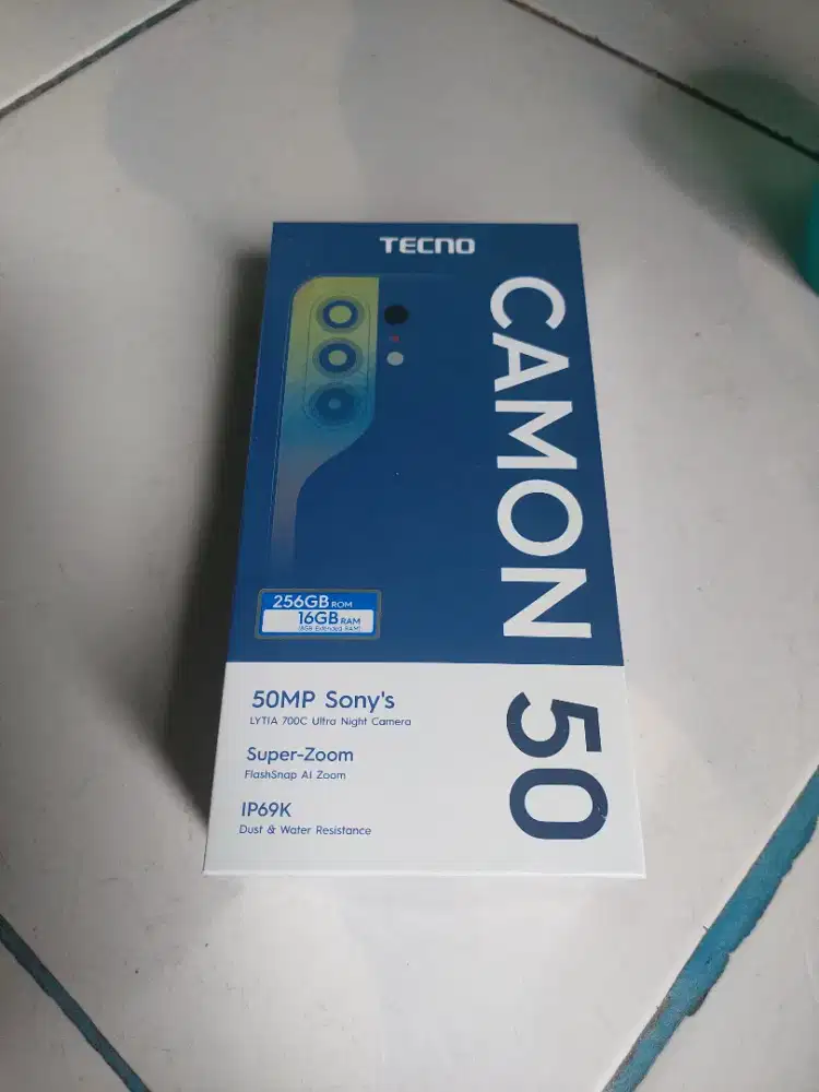 Tecno camon 50 ram 8/256 baru