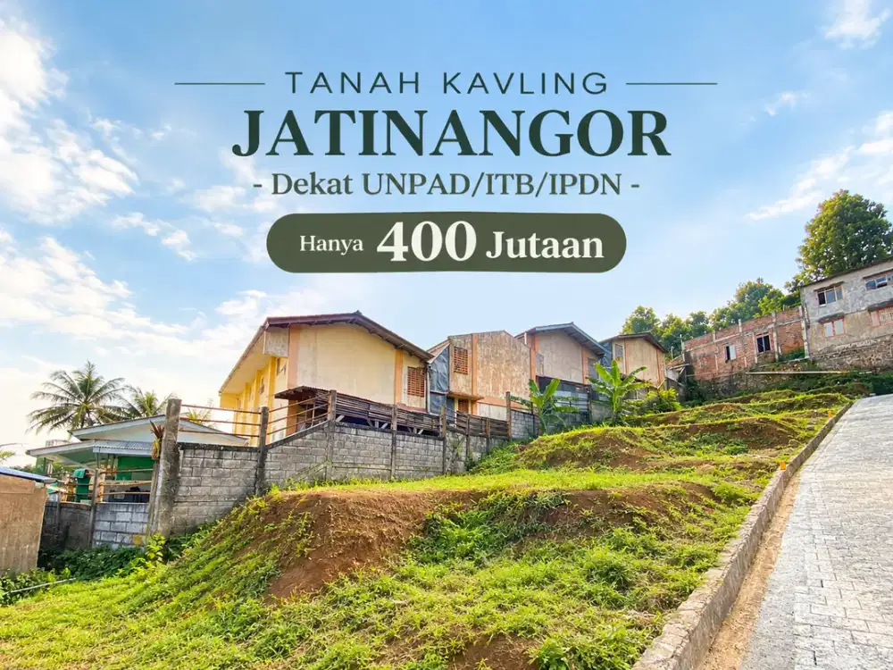 Dijual Tanah Kavling Jatinangor, Dekat Kampus Unpad - SHM