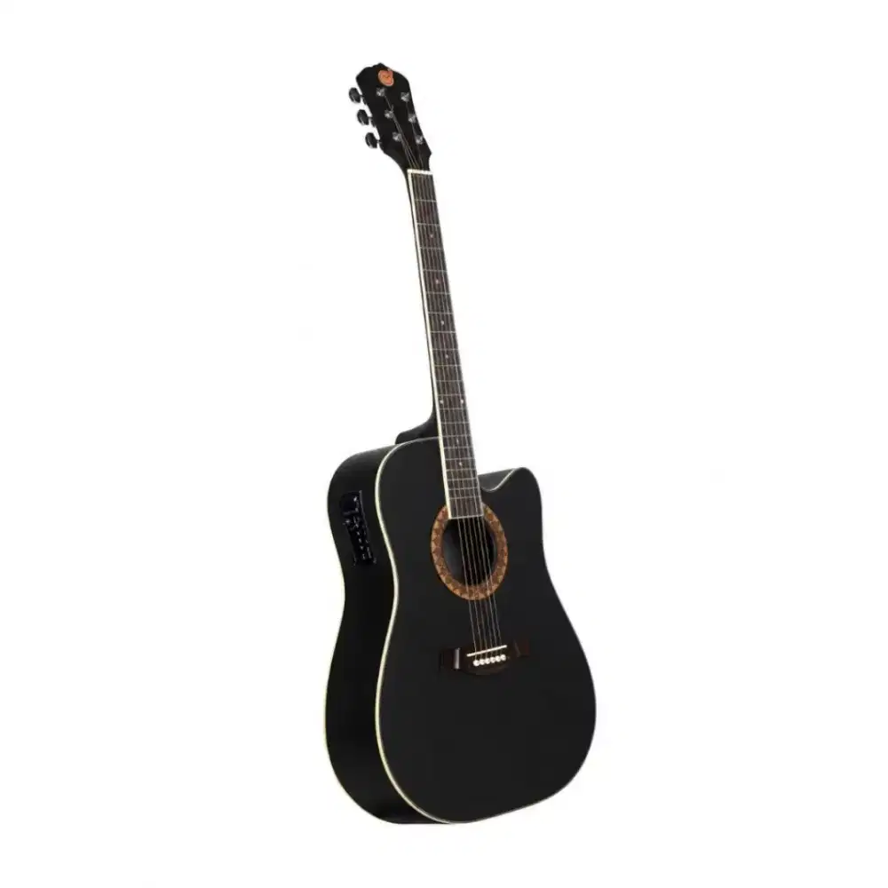 Gitar Semi Akustik Mandalika JW-01 Black EQ7545R
