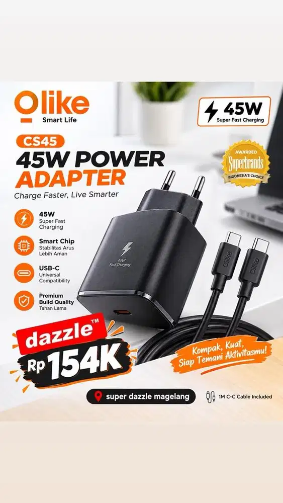 Tc olike 45 watt CS45 black